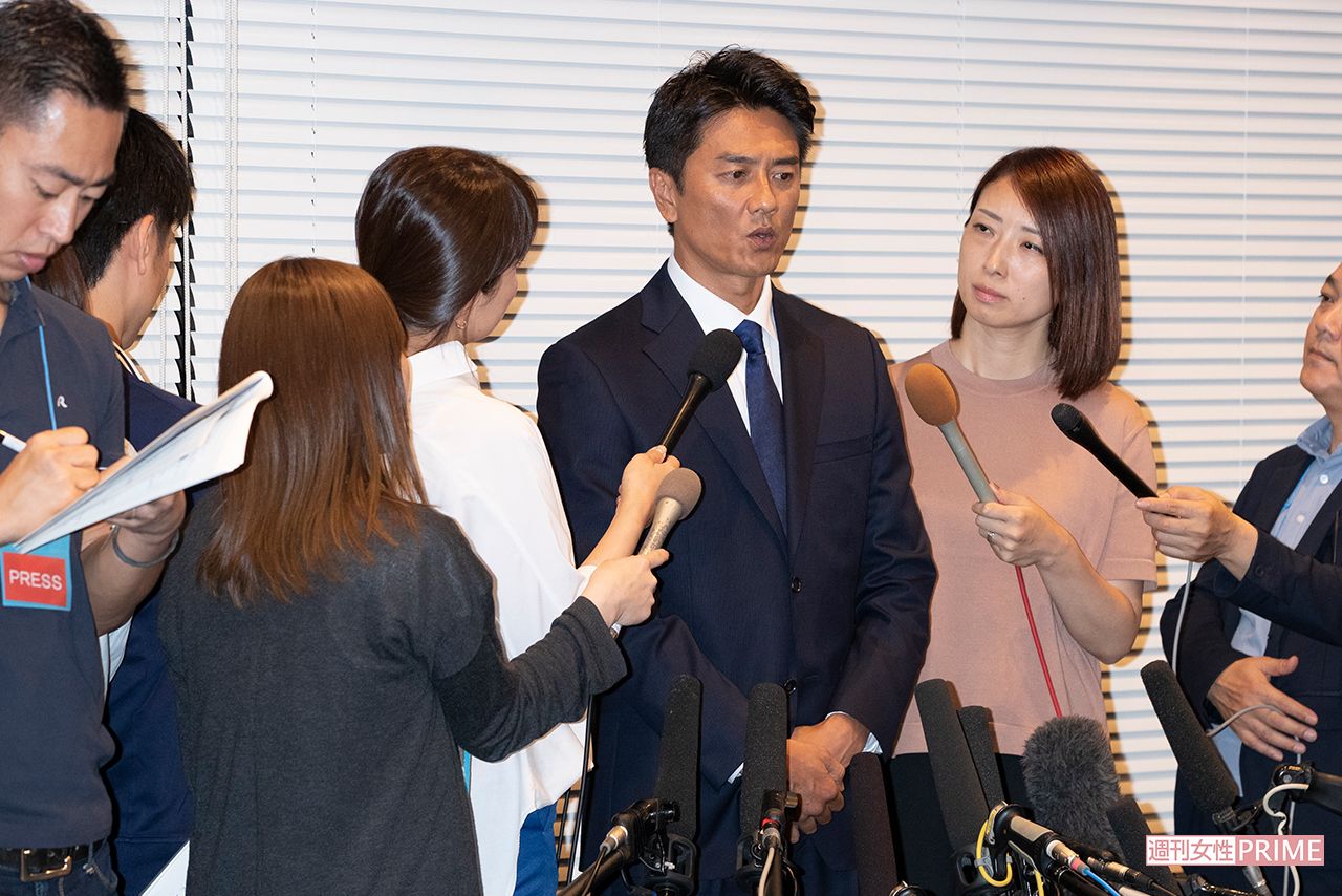 不倫謝罪会見を行った原田龍二（'19年）