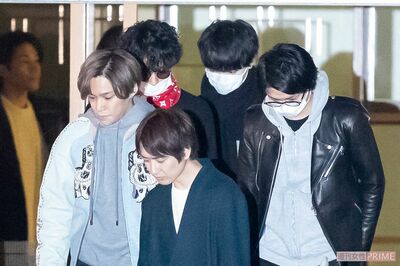 『NHK紅白歌合戦』に初出場したKis-My-Ft2のメンバー（左から時計回りに）千賀健永、藤ヶ谷太輔、玉森裕太、横尾渉、宮田俊哉