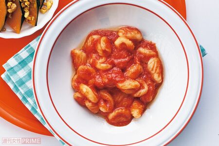 トマトソースのコンキリエ（卵・乳使用）　撮影／廣瀬靖士