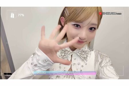 10月19日に『ME:I』の公式YouTubeで公開されたビハインド動画には活動を休止したSHIZUKUの姿も（公式YouTubeより）