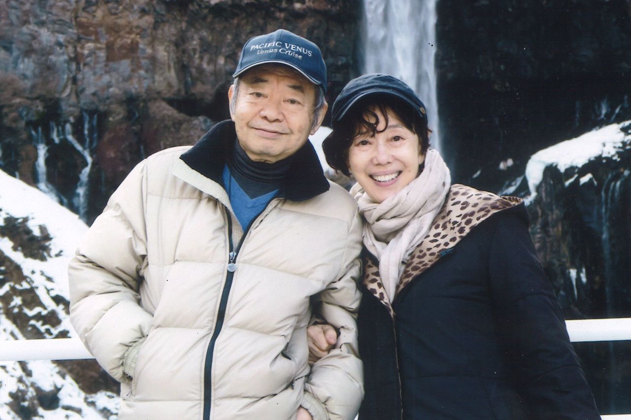 2018年冬、夫の和田誠さんと日光へ