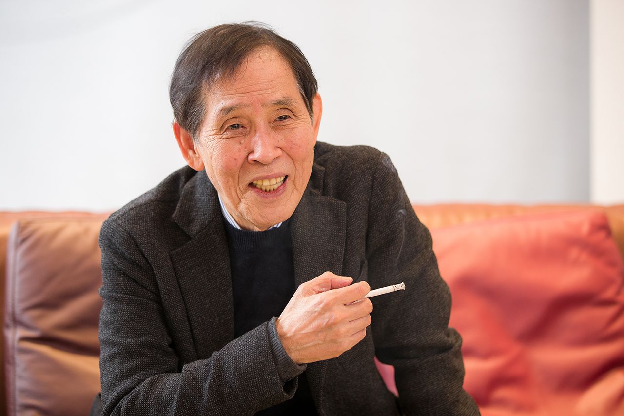 「出演者を緊張させると奇跡が生まれるの。見てる人がワクワクする番組を作りたい」現在取り組んでいるオールアドリブ番組『欽ちゃんのアドリブで笑』について熱っぽく語る