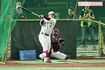 打撃練習を行うWBC代表・大城卓三選手