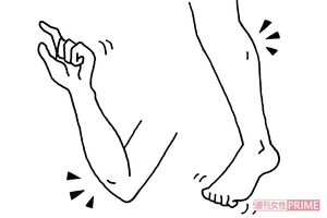 手の小指を握って開くと前腕の筋肉が動くように、足の小指がグーパーできるとふくらはぎの筋肉が連動