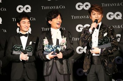 元SMAP稲垣吾郎、草なぎ剛、香取慎吾が決意表明！『GQ』アワード授賞式レポ