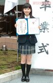 高校卒業報告会に参加した小芝風花