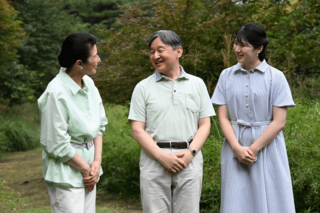 那須でご静養されたご一家は仲がよいご様子だった（'24年9月）