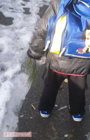 息子が小学生のときに親戚から「この子頭いいですよ」と言われたそう（コウメ太夫さん提供）