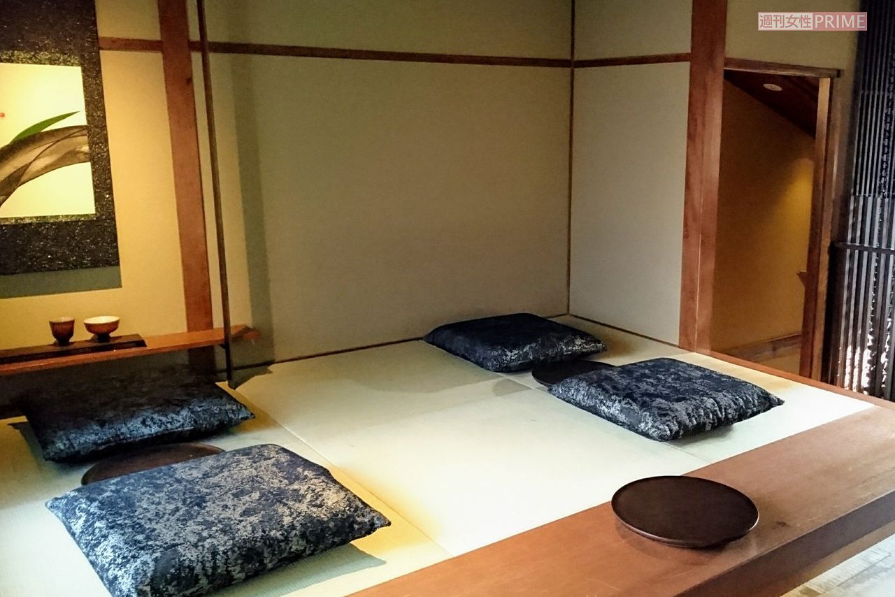 畳の上で珈琲が楽しめるスターバックスコーヒー京都二寧坂ヤサカ茶屋店　撮影／編集部