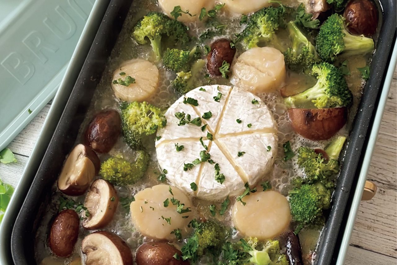 とろ～りホタテのアヒージョ