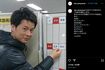 CBCを退社日の石井亮次アナウンサー(CBCテレビアナウンサー公式Twitterより)