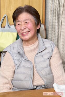時折、涙ぐみながら息子さんや入所者の話をしてくれた大久保さん　撮影／伊藤和幸