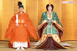 '93年6月9日、『結婚の儀』で束帯装束を天皇陛下、十二単を雅子さまがお召しになった