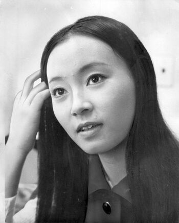 '72年の島田陽子。当時は“良家の才女”を演じることが多く、'74年の『われら青春!』でヒロインを演じ、人気を集めた。