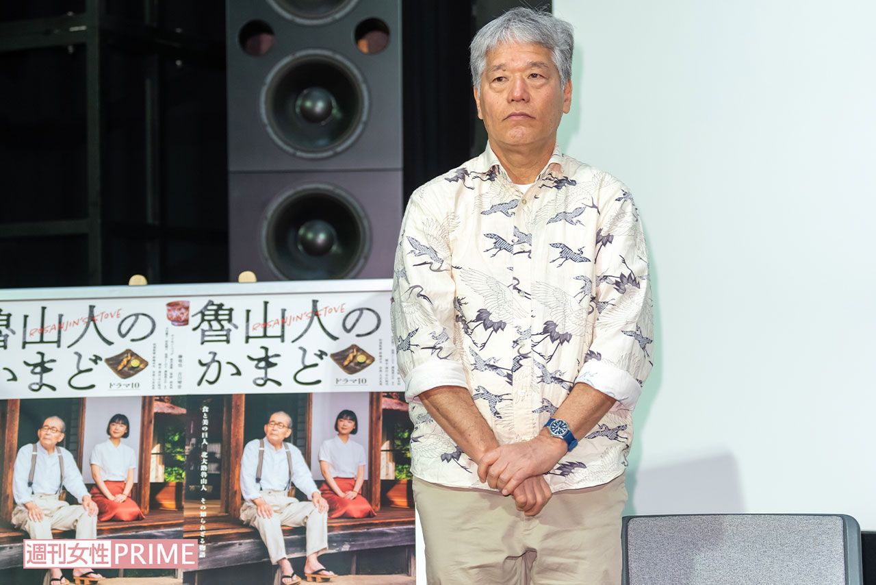 中江裕司氏（2026年3月、NHK『魯山人のかまど』取材会にて）