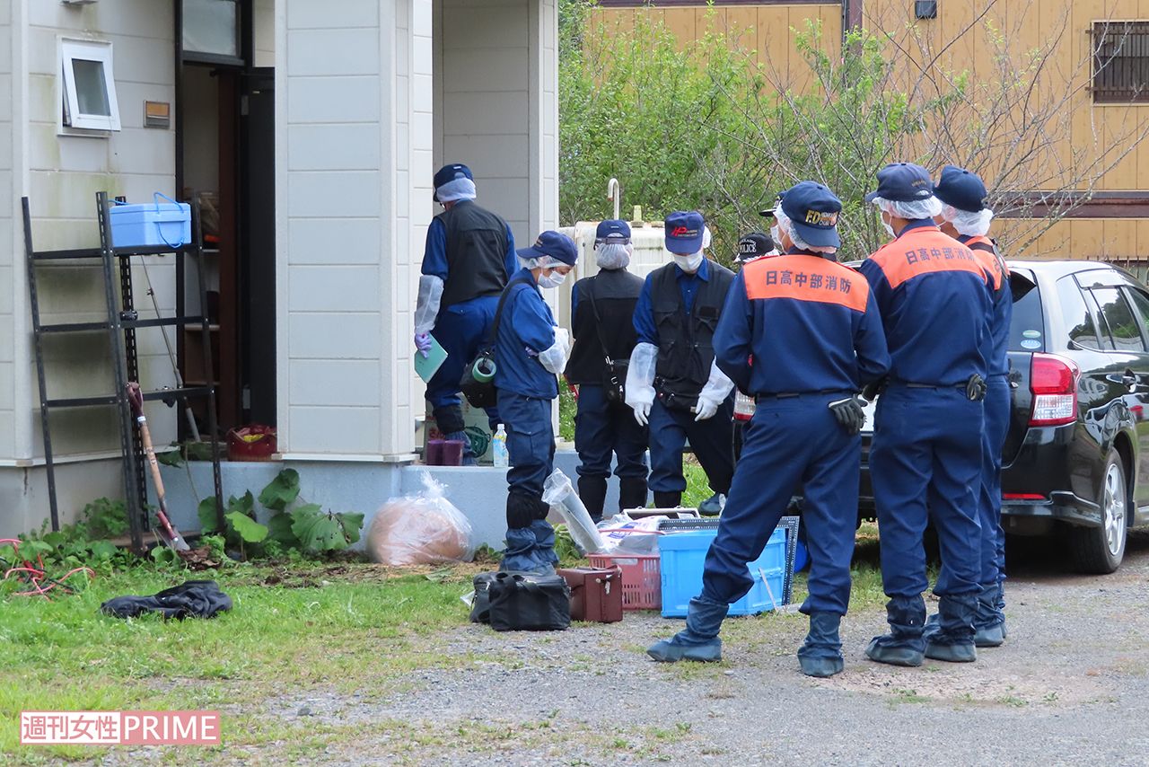 事件現場では北海道警の捜査などが続く