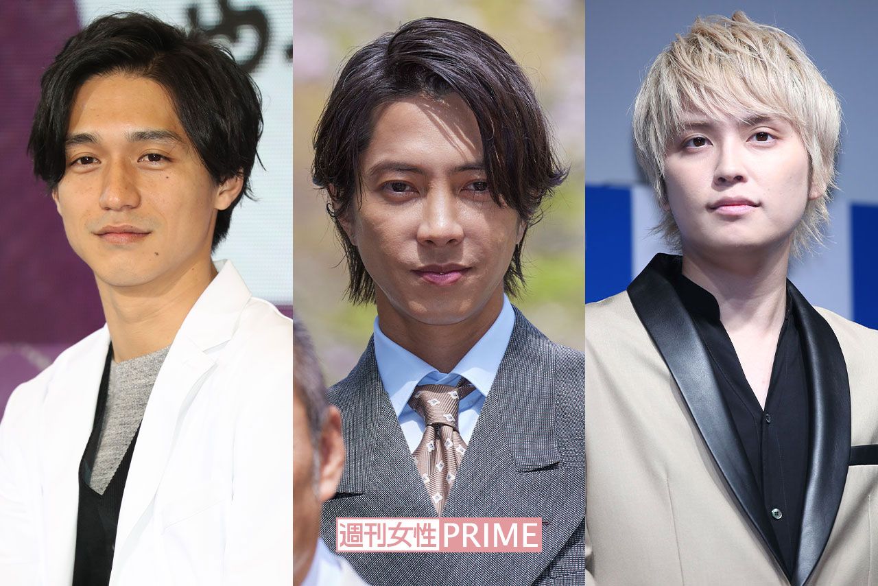 左から錦戸亮、山下智久、手越祐也
