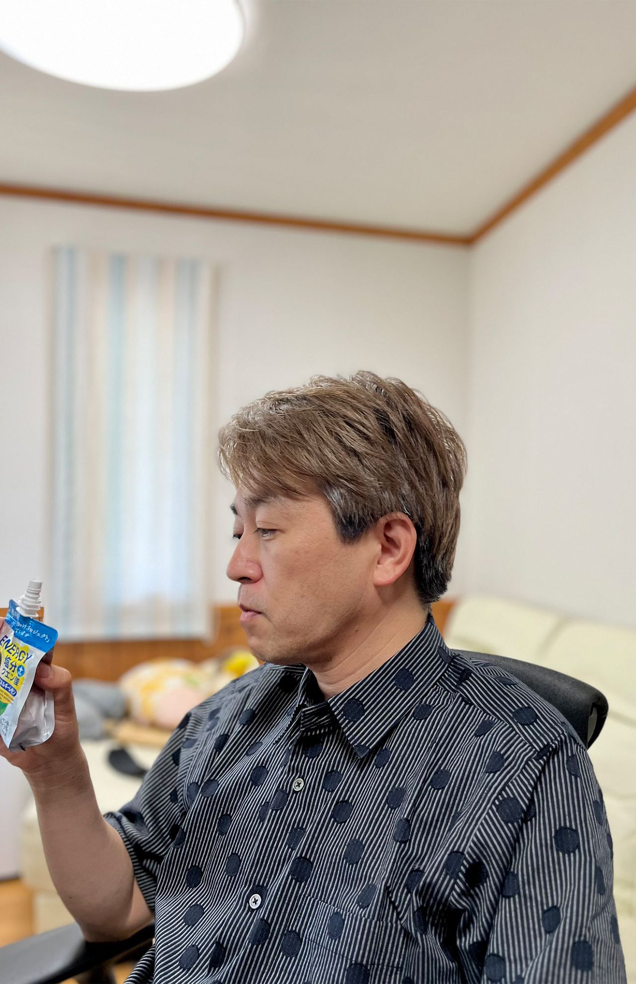 羽生九段の私服。　MORIKAGE SHIRTS KYOTOのシャツ (羽生善治公式Xより)