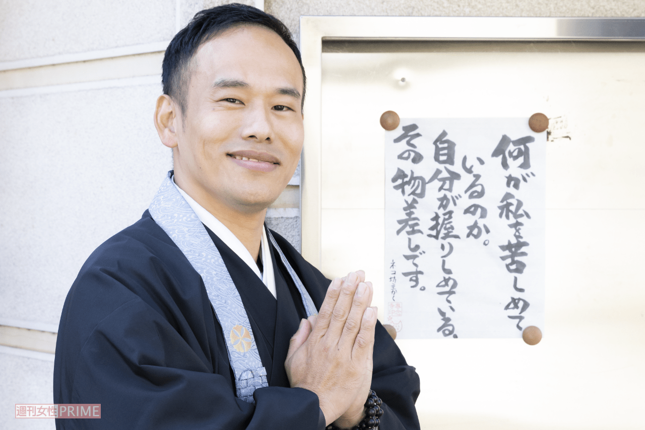 大阪・専念寺住職、籔本正啓さん（撮影／矢島泰輔）