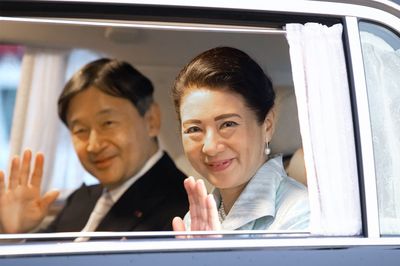 祝宴後もお元気な様子で皇居を後にされた雅子さま（半蔵門）