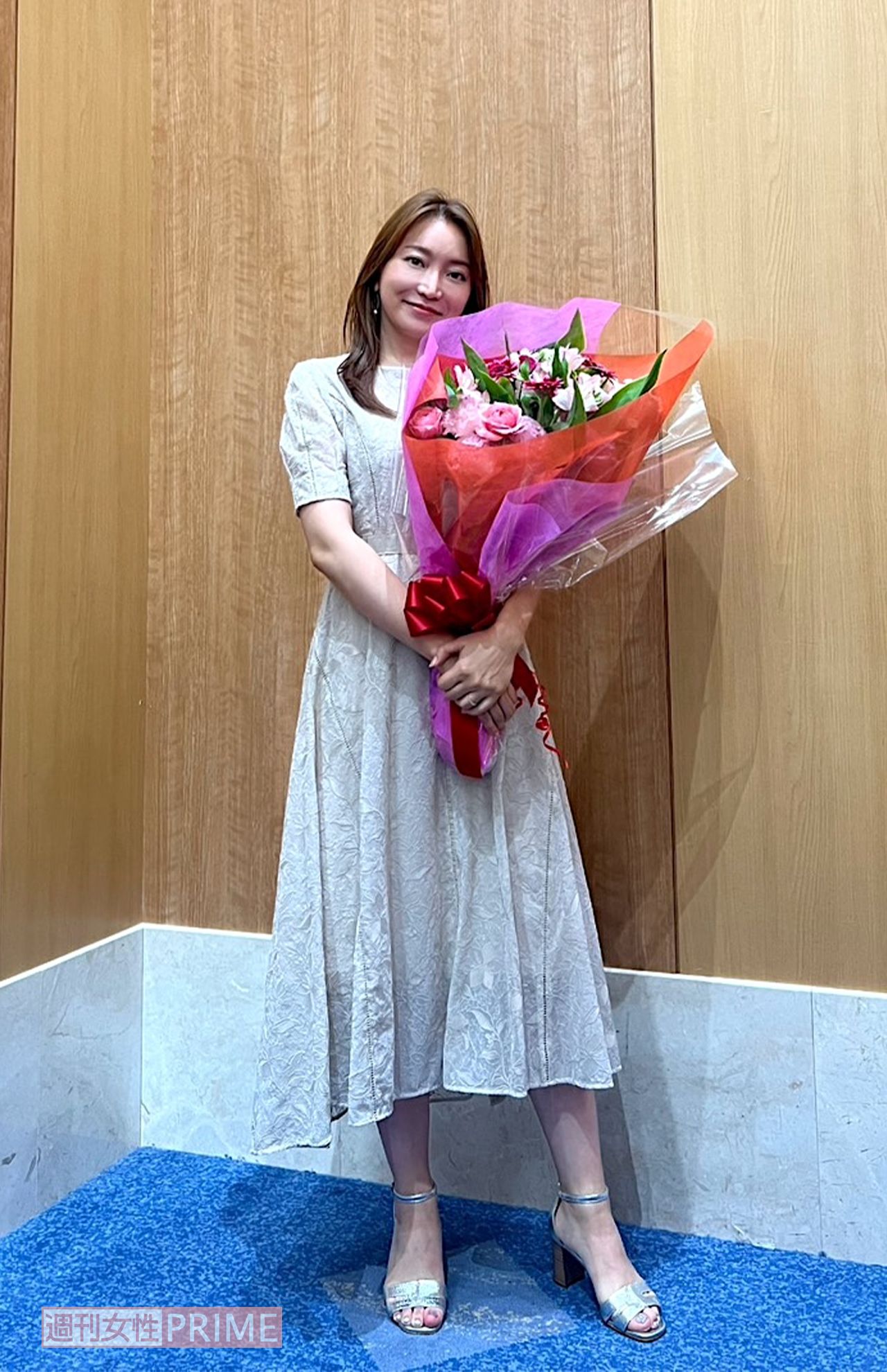 地元の広島県福山市でトークショーをしました　写真提供／加藤綾菜