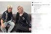 HYDEのソロツアー東京公演に駆けつけ、ライブ終演後に撮影したツーショットを公開したヒロシ(本人のインスタグラムより)