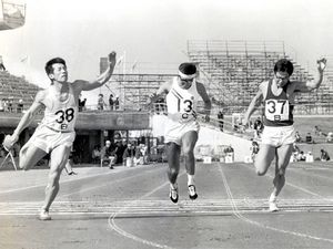 19歳。浪人中にもかかわらず、出場することになった別府国体にて