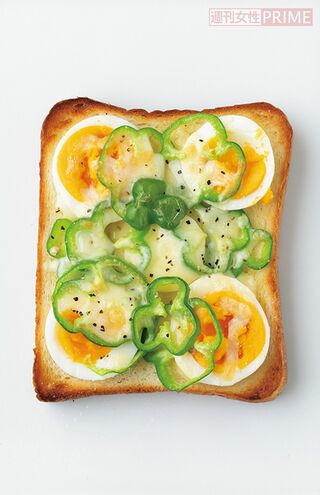 ピーマン卵チーズ