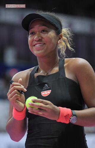 2018年、東レ・パンパシフィック・オープンに出場した大坂選手