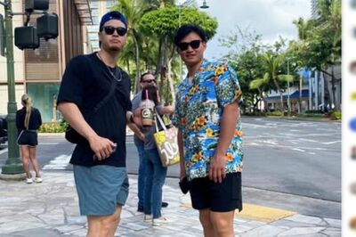 阪神タイガース・佐藤輝明とのハワイショット（森下翔太公式インスタグラムより）