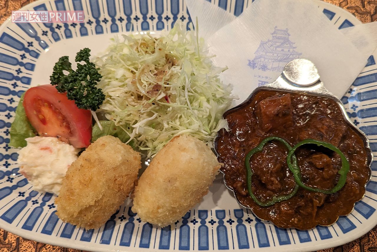 人気洋食店「西洋軒」の人気メニュー「タンシチュー」　撮影／編集部