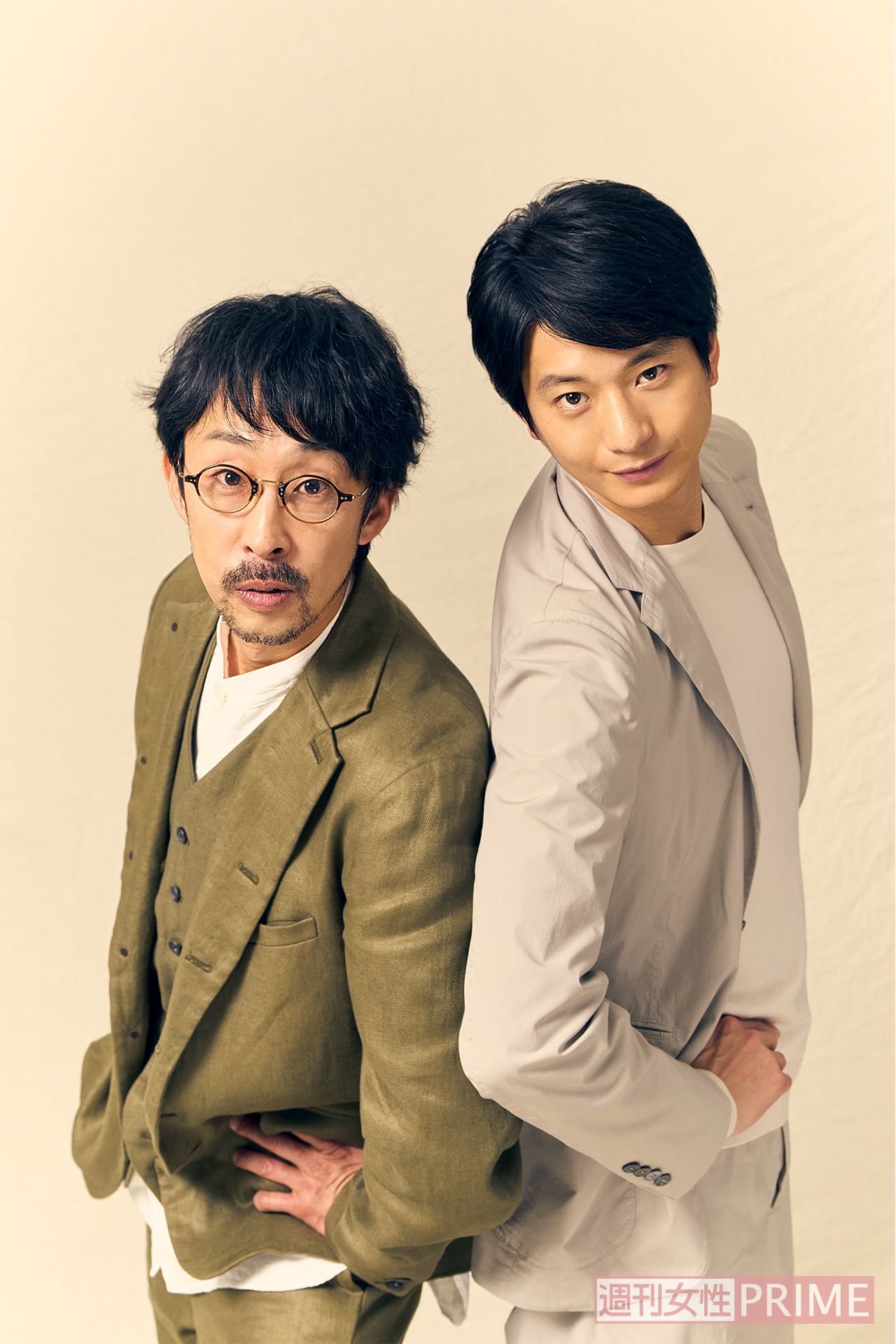 向井理&北村有起哉　撮影／伊藤和幸