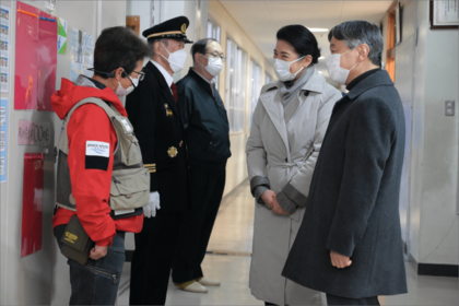 3月22日、両陛下は能登半島地震で甚大な被害に遭った被災地をお見舞いされた