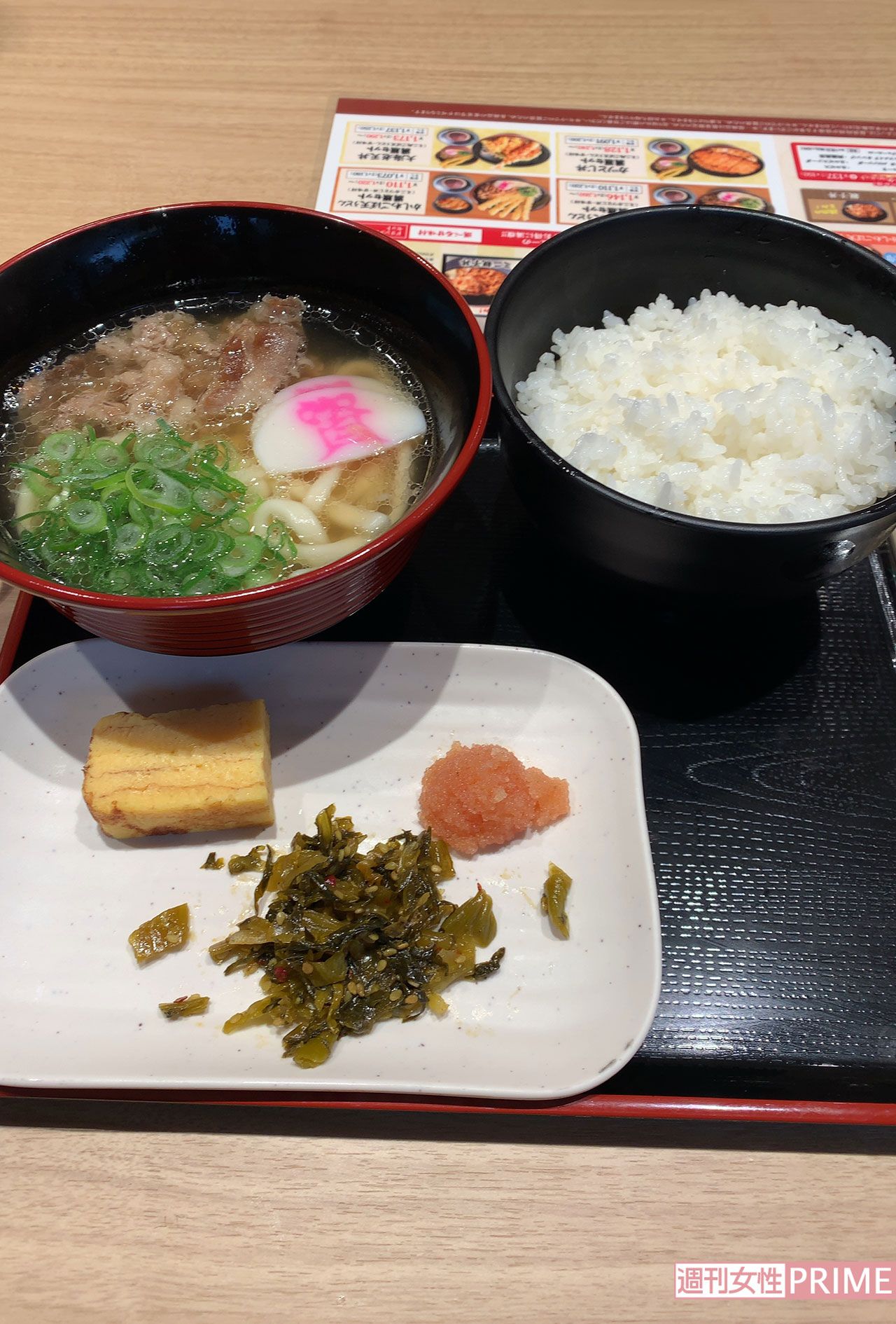 2025年2月24日、都内初出店となった「資さんうどん両国店」のモーニング