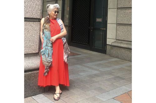 着るだけで女優っぽくなれるワンピース（木村さん）