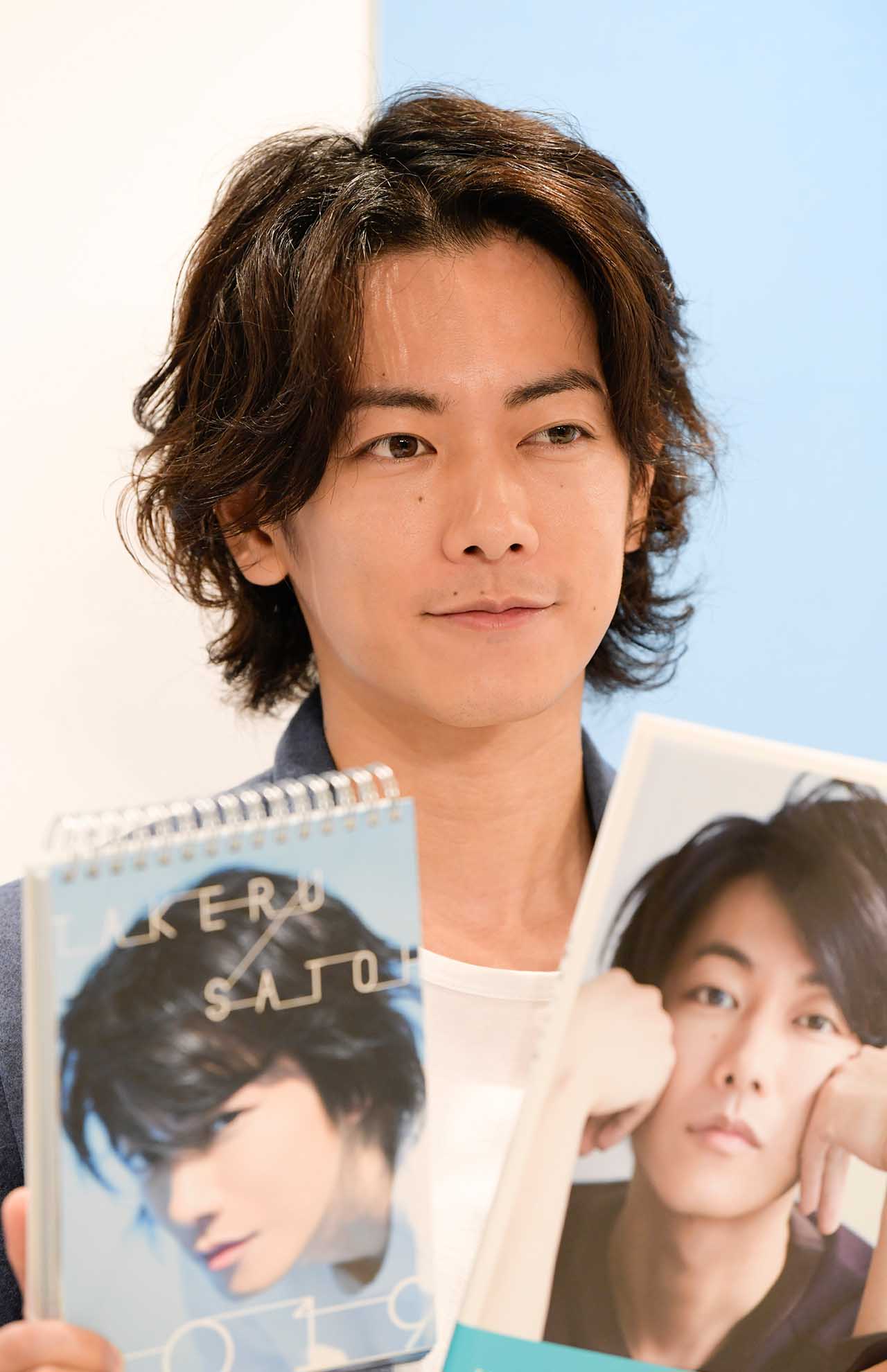 2018年9月、フォトブック『佐藤健 in 半分、青い。』と『2019年カレンダー』の発売を記念した写真展で