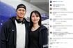ドジャース公式インスタグラムで公開された大谷翔平と妻