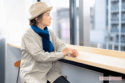 シンガー・ソングライター、元「東京少年」笹野みちる（撮影／佐藤靖彦）