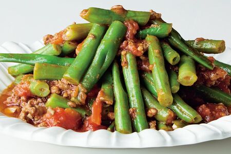 いんげんとひき肉のトマト煮　撮影／原ヒデトシ