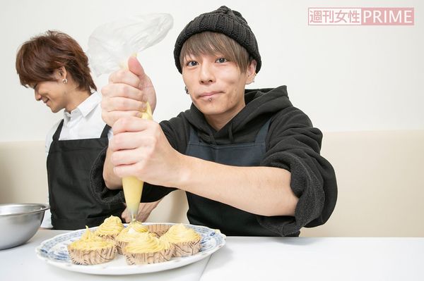 ちょっとモンブランみたいなイメージで！