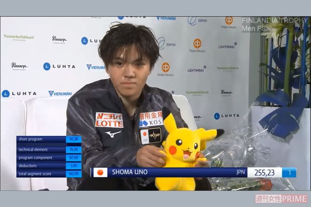 樋口美穂子コーチと一緒だったキスアンドクライだが、今シーズンは1人で結果を待つ