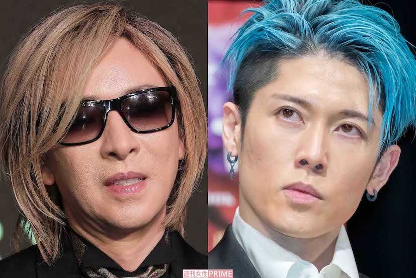 左からYOSHIKI、MIYAVI