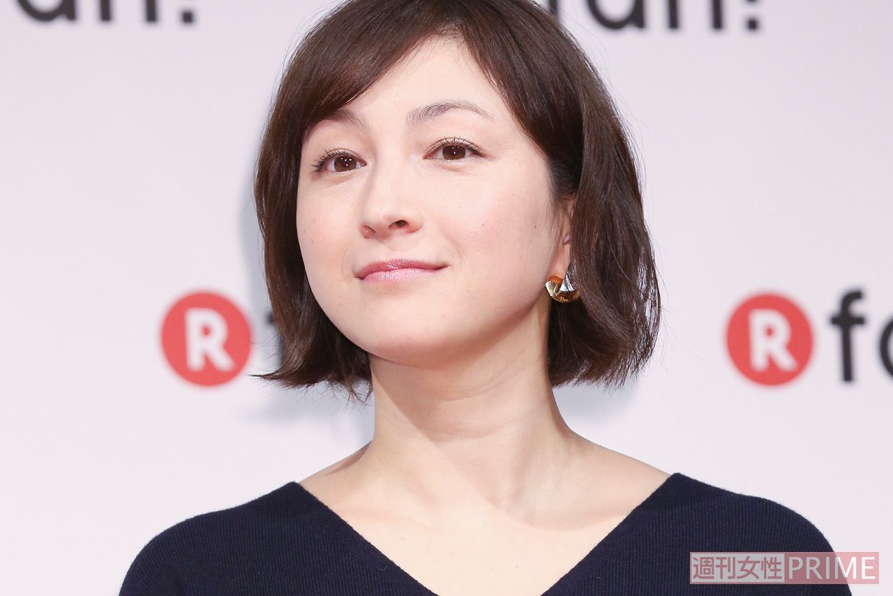 楽天『R fan！』新CM記者発表時の広末涼子