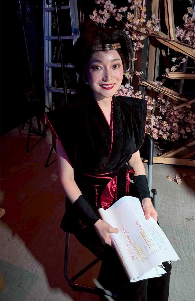 舞台メイクもばっちり!　最高に楽しい4日間でした　写真提供／加藤綾菜