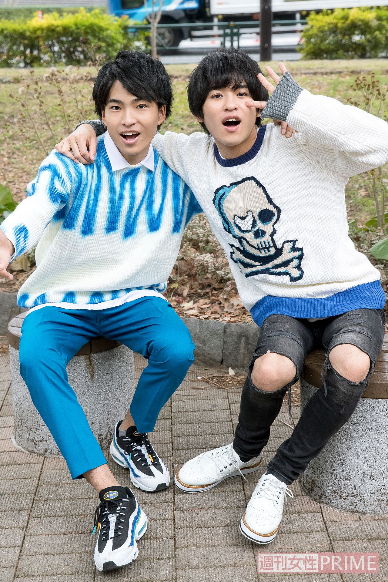 高崎寿希也、浦上拓也　撮影／伊藤和幸