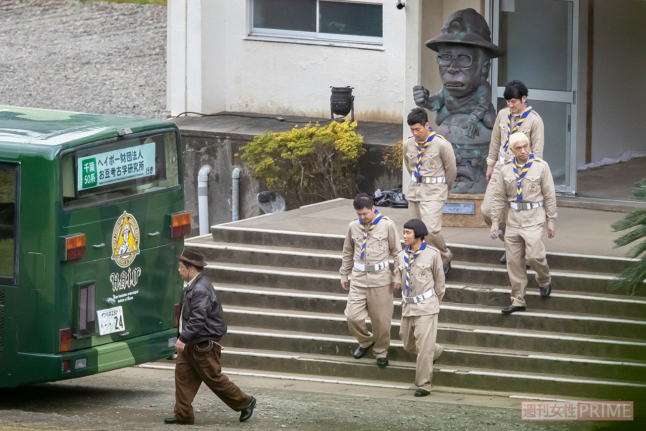 '18年放送『絶対に笑ってはいけないトレジャーハンター24時!』の撮影の様子