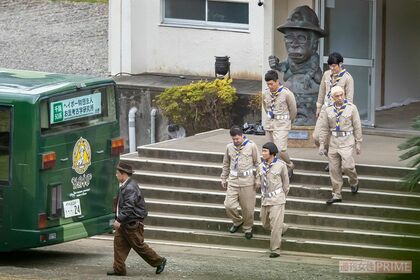 '18年放送『絶対に笑ってはいけないトレジャーハンター24時!』の撮影の様子