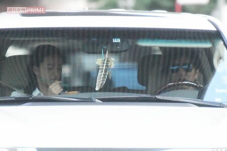 2018年、Koki,を車で迎えにきた木村拓哉