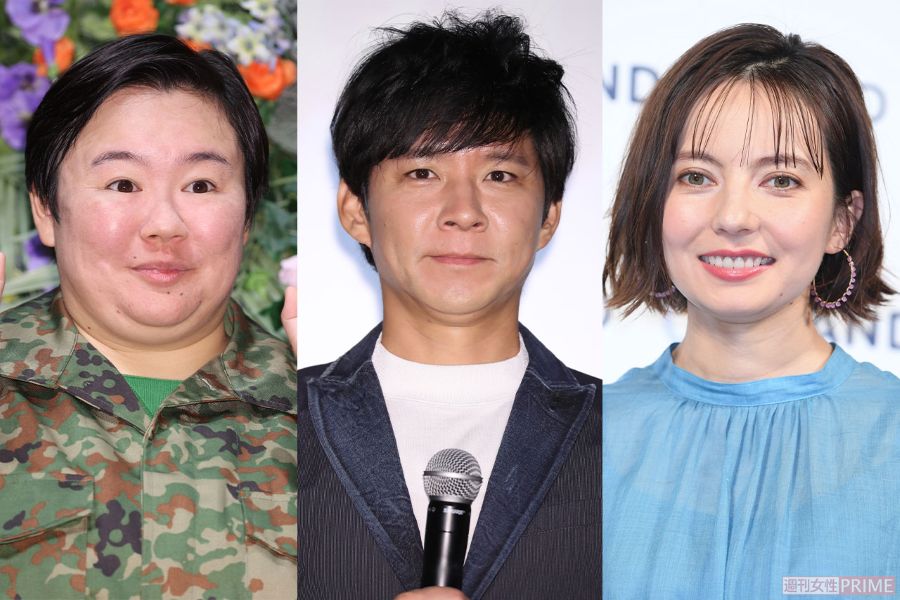 左からやす子・渡部建・ベッキー