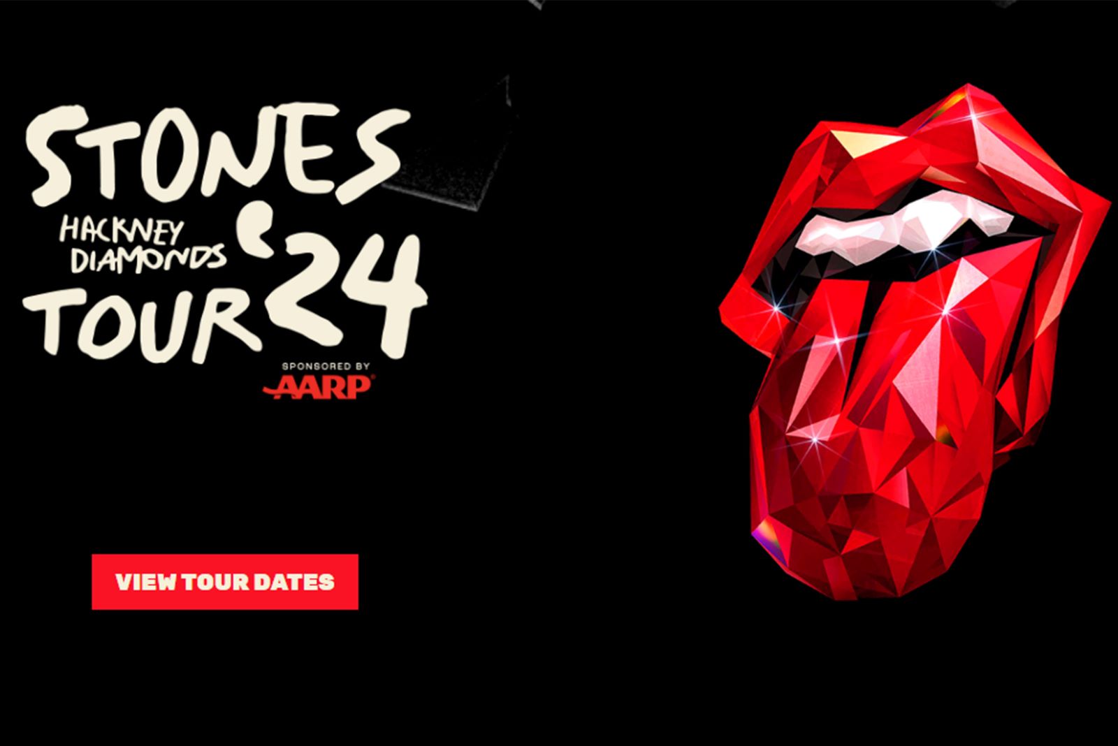 2024年の北米ツアーでは16都市を回る予定（ザ・ローリング・ストーンズ公式HPより）